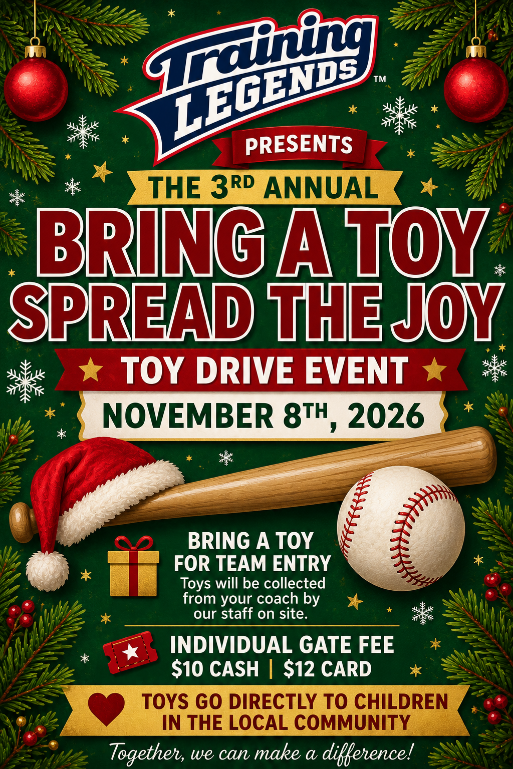 3rd Annual Bring a Toy Spread the Joy