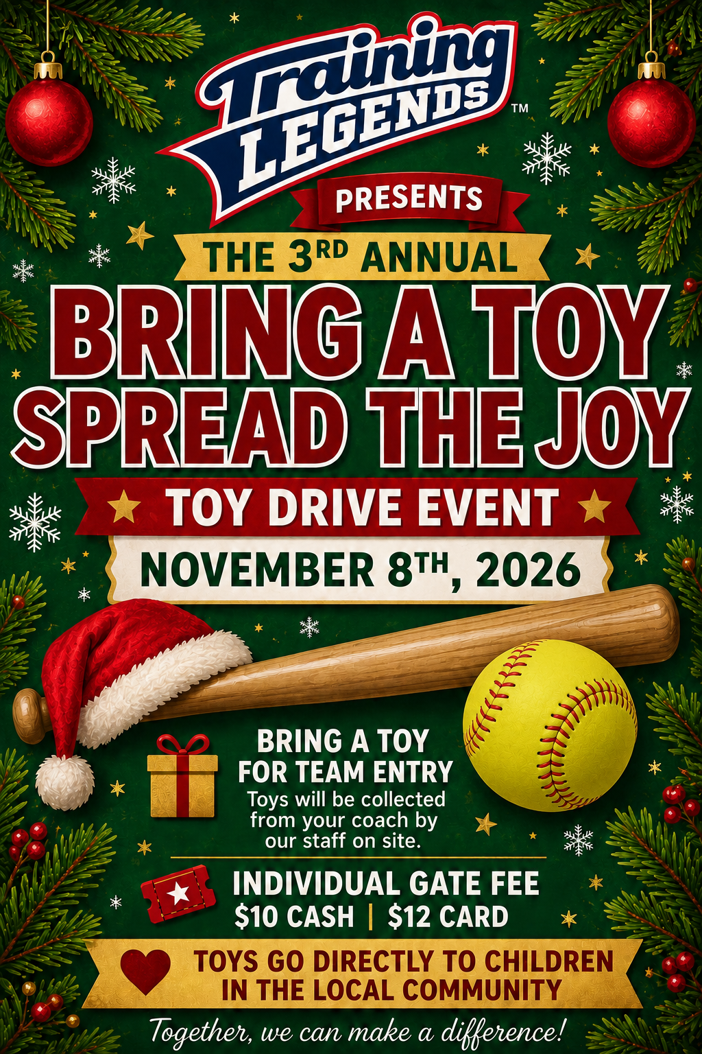 3rd Annual Bring a Toy Spread the Joy